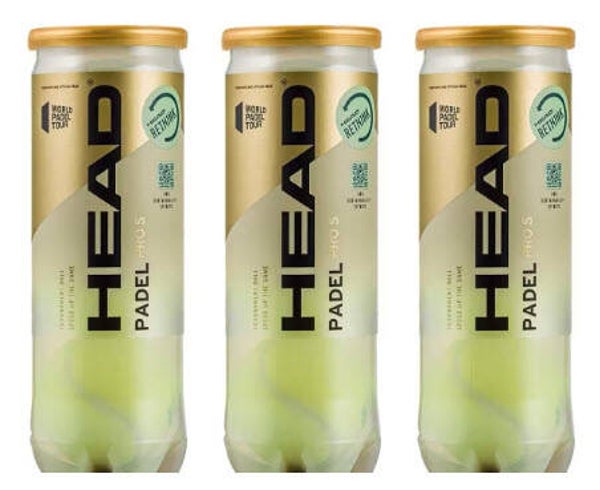 3x HEAD Padel Pro S