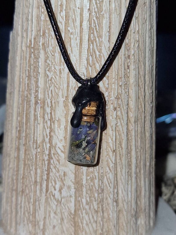 🛡 Collier Spell Jar — Protection