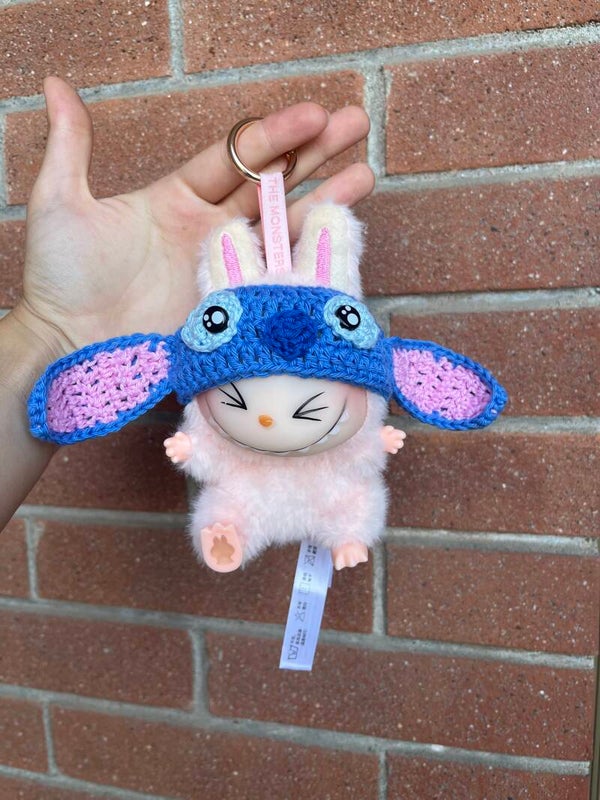 Cappellino Stitch 💙🩵 per Labubu.