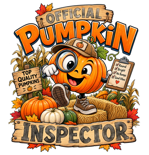 Official Pumpkin Inspector: Toddler Boy