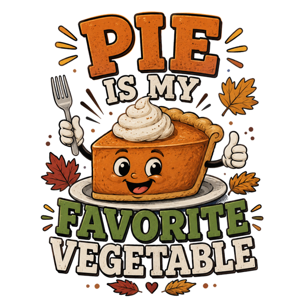 Pie Is My Favorite Vegetable: Toddler Boy