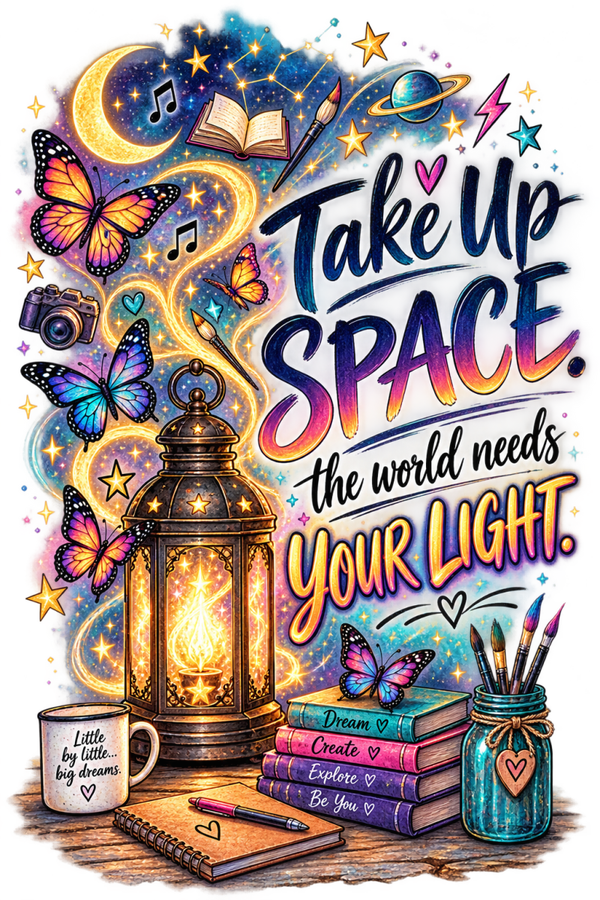 Take up Space, The World Needs Your Light