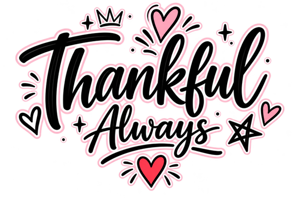 Thankful Always: Young men