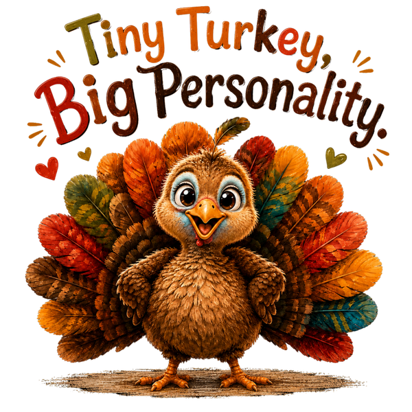 Tiny Turkey, Big Personality: Onesie Boy