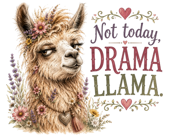 Not Today Drama Llama: Teen