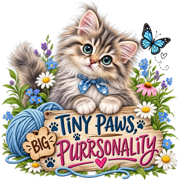 Tiny Paws, Big Purrsonality: Toddler