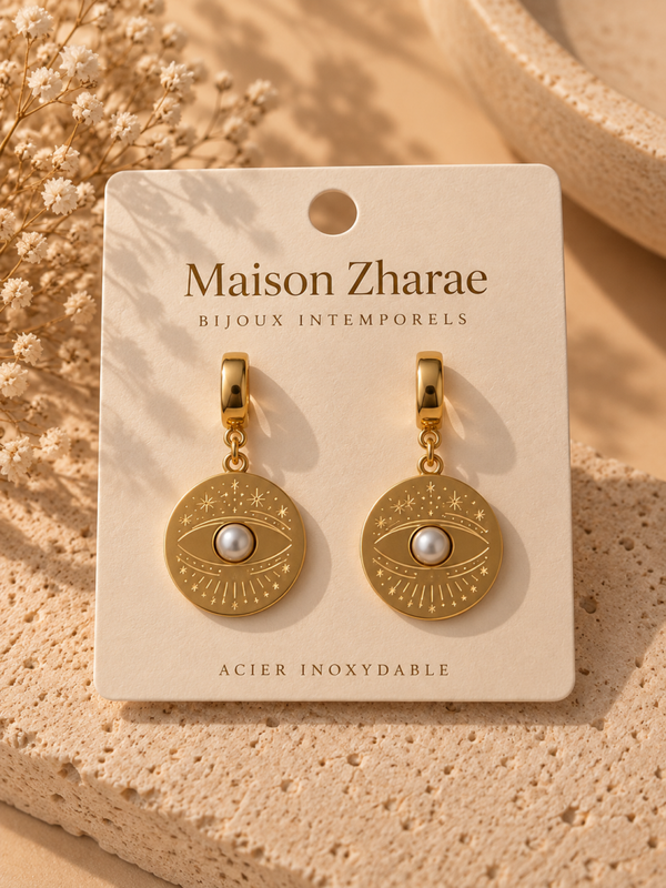 Boucles d’oreilles Œil Céleste