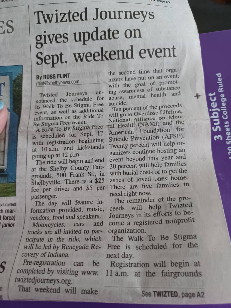 Twizted Journeys August 2022 event