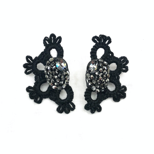 Earrings Diana with Swarovski