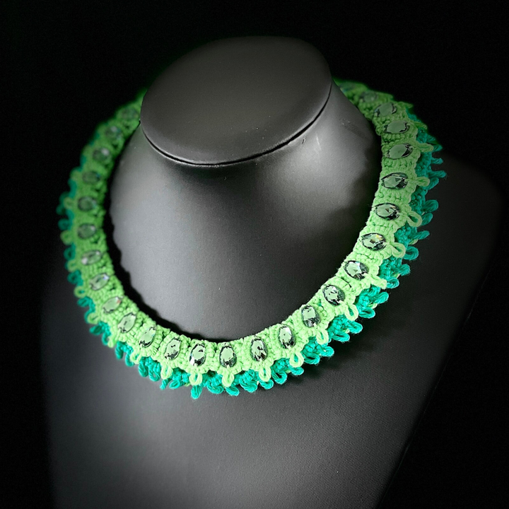 Necklace Triple Green