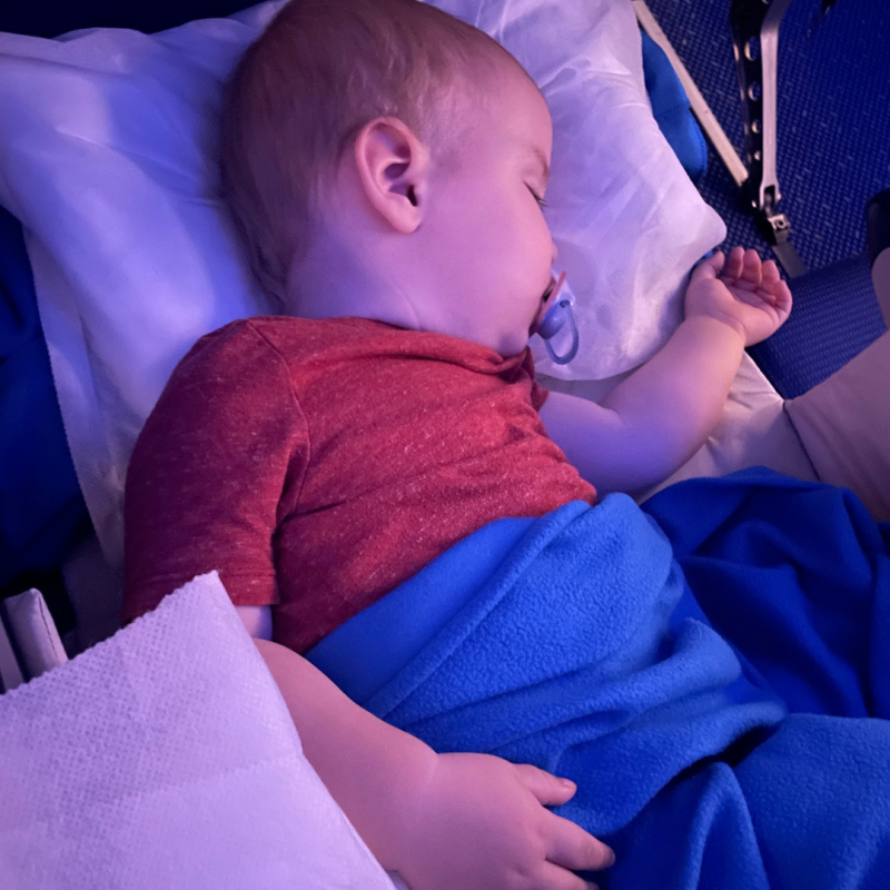 Flug mit Baby