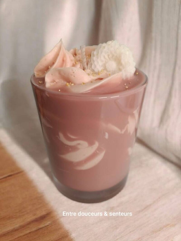 Verre droit vanille des îles