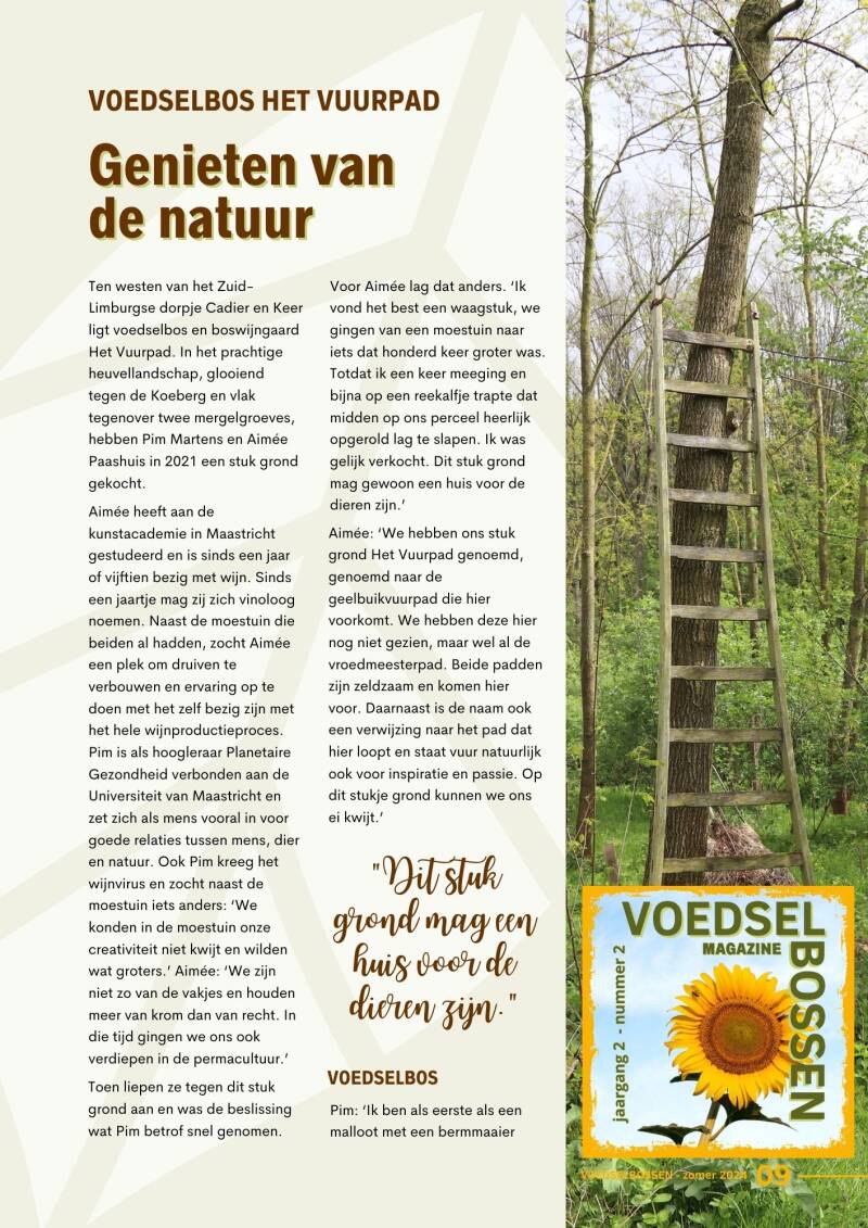 Artikel zomer 24 Voedselbos Het Vuurpad 2