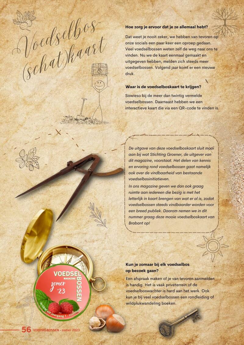 Atikel zomer '23: Voedselbossen in Noord-Brabant op de kaart 