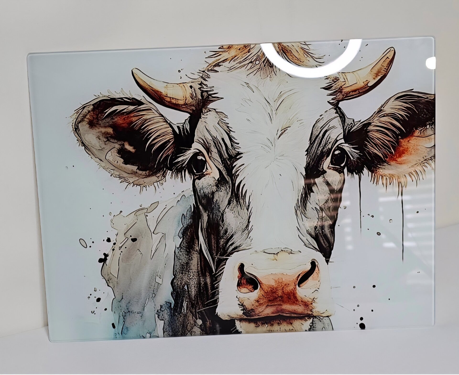 Cow design chopping board
