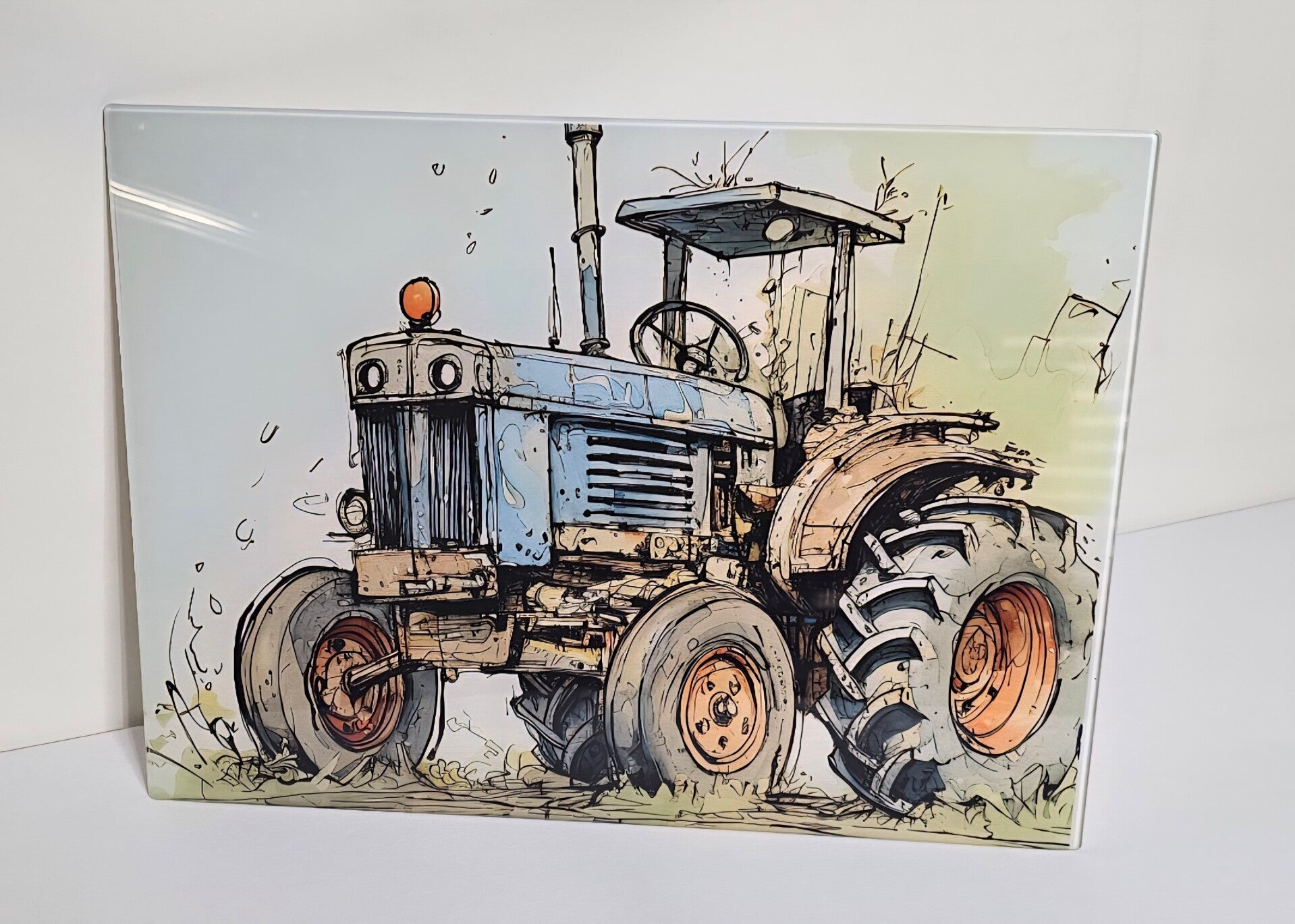 Large chopping board tractor design