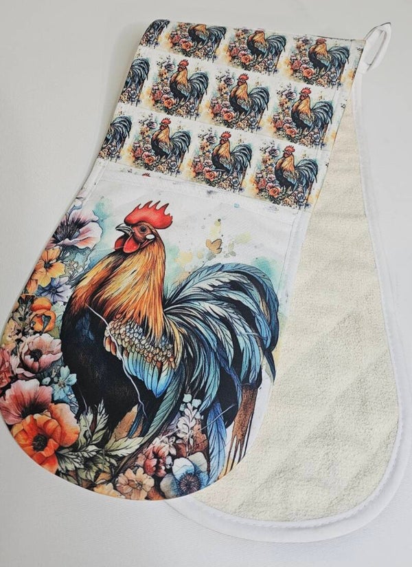 Cockerell double quilted oven gloves