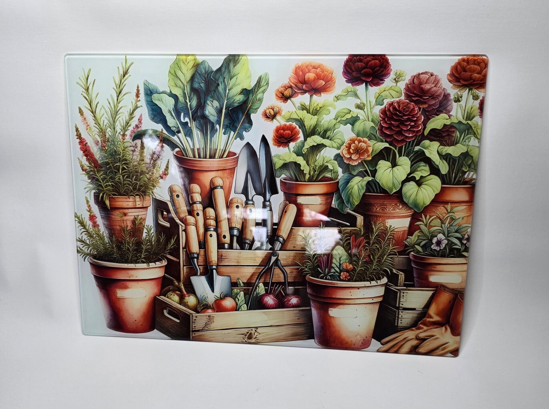 Plants chopping board