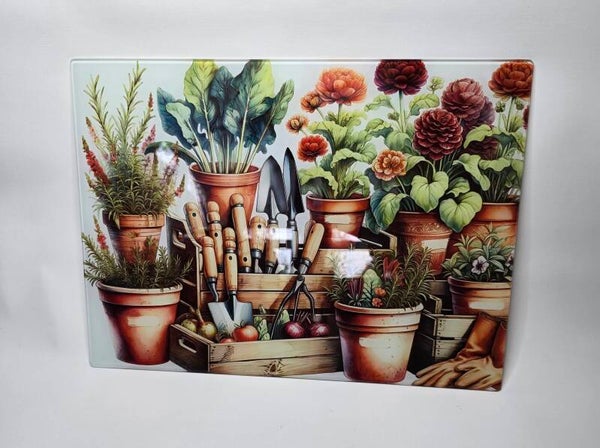 Plants chopping board