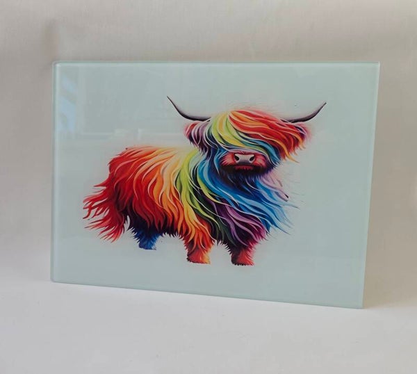 Highland Cow chopping board