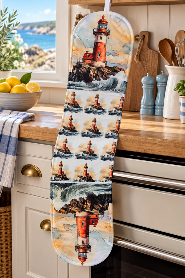 Lighthouse  double oven gloves