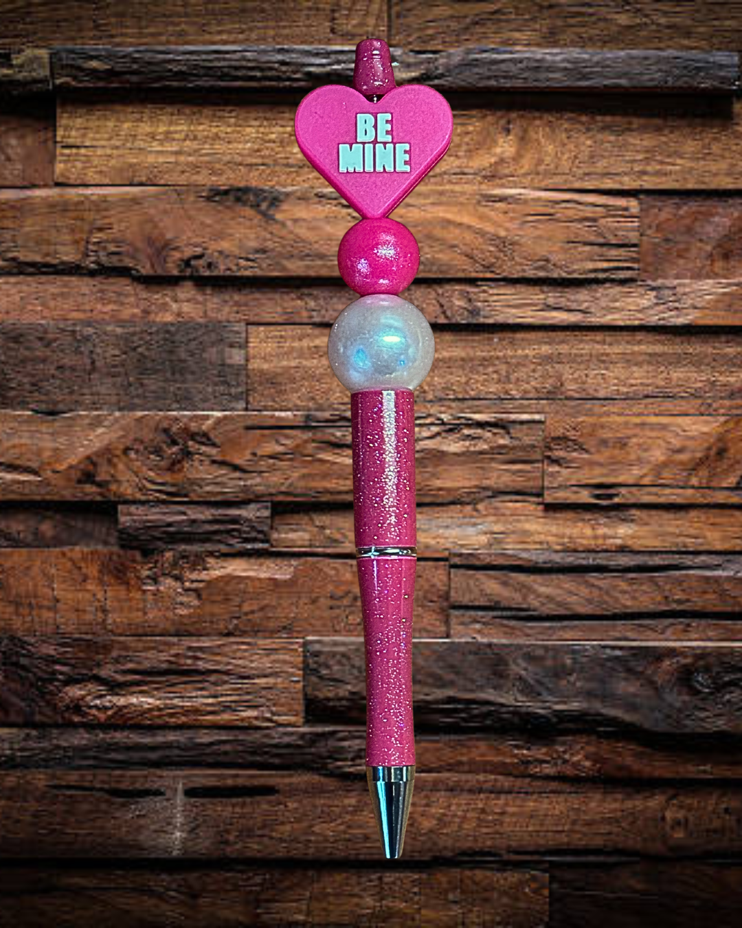 Be Mine Pink Heart Pen