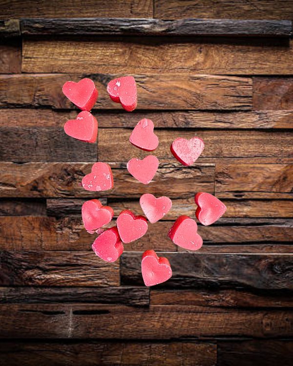 Heart Soy Wax Melts - Peony Scent