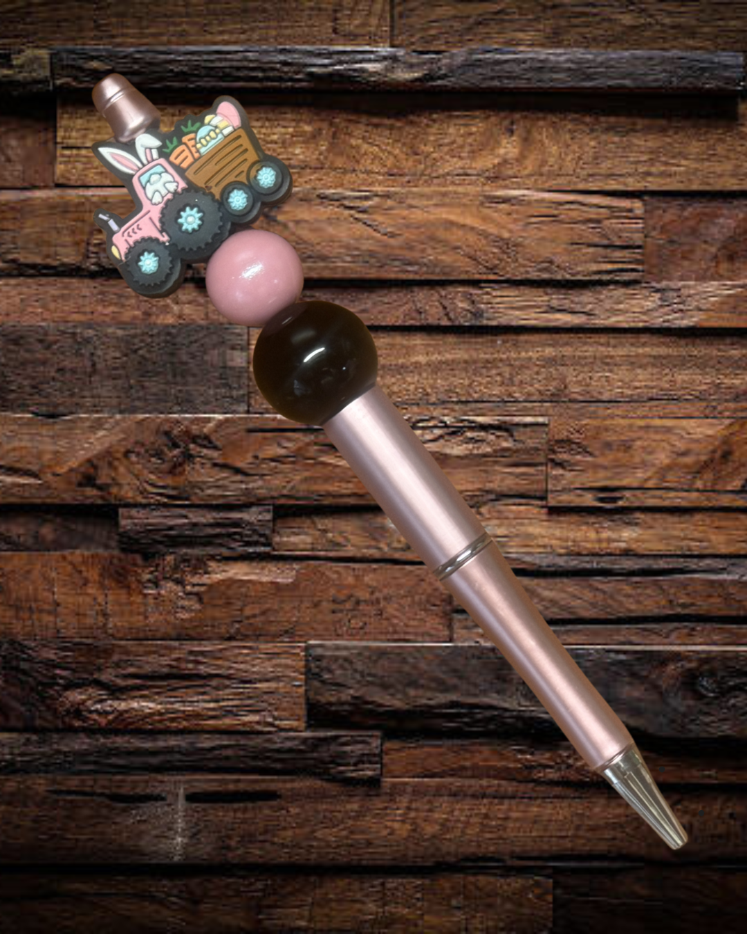 Pink Farm Truck Easter Pen