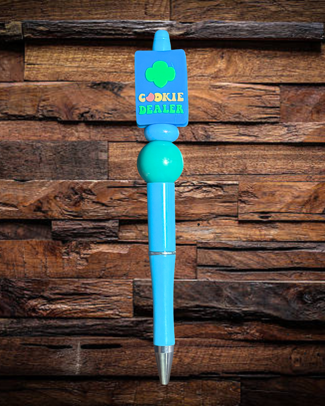 Blue Cookie Dealer Pen