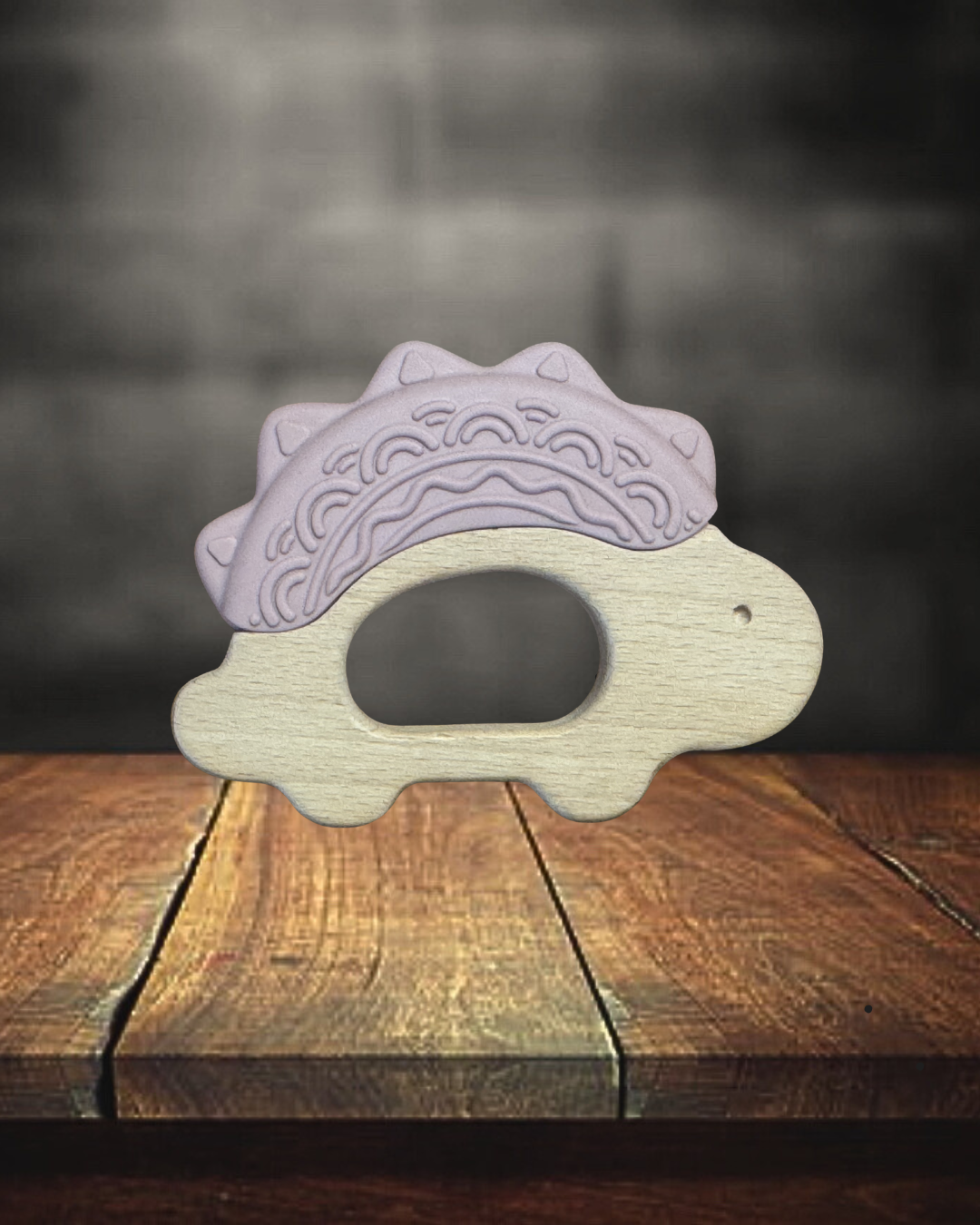 Wood Dinosaur Teether
