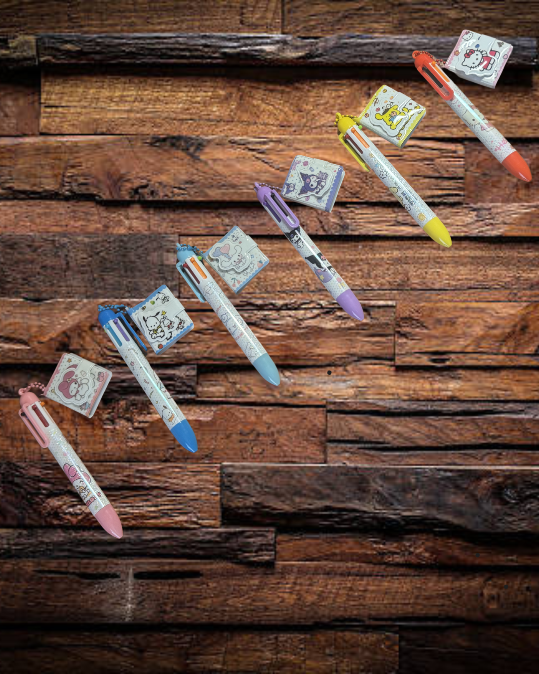 Kitty Pen with Mini Notebook