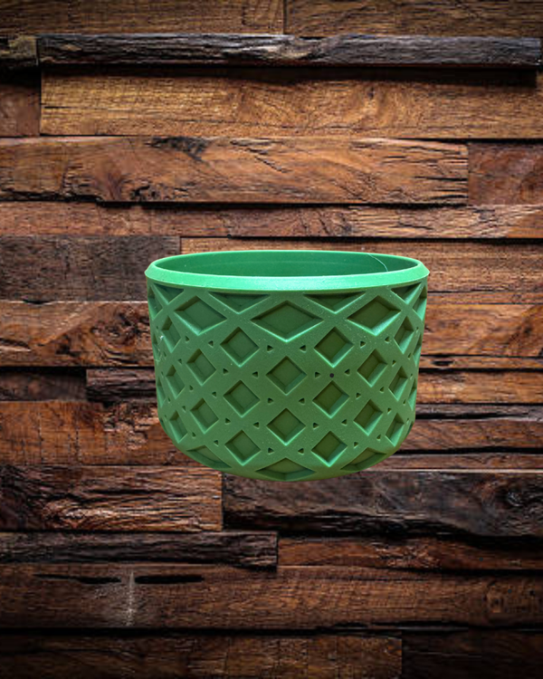 Green Basket Weave Tumbler Boot