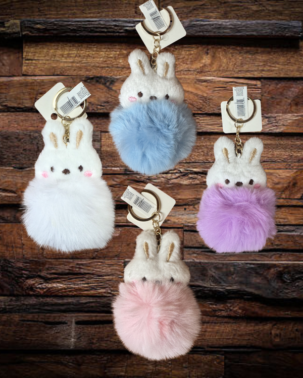 Furry Bunny Keychain/Bagcharm