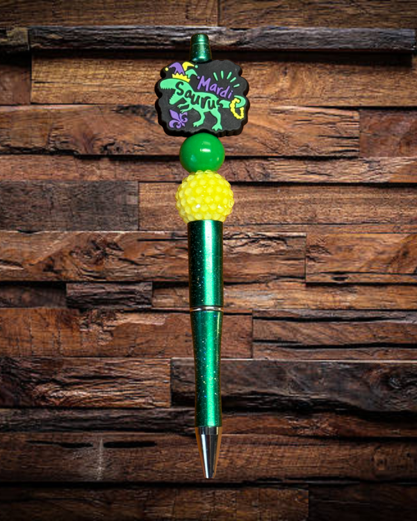 Mardi Gras Dinosaur Pen