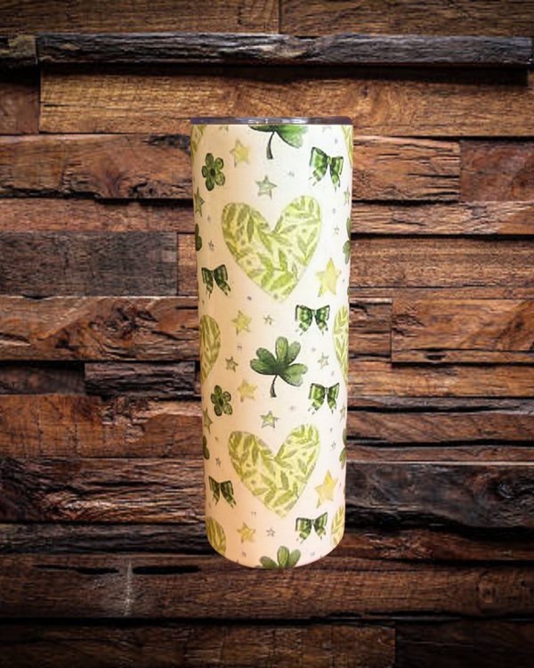St. Patrick’s Day Hearts Tumbler