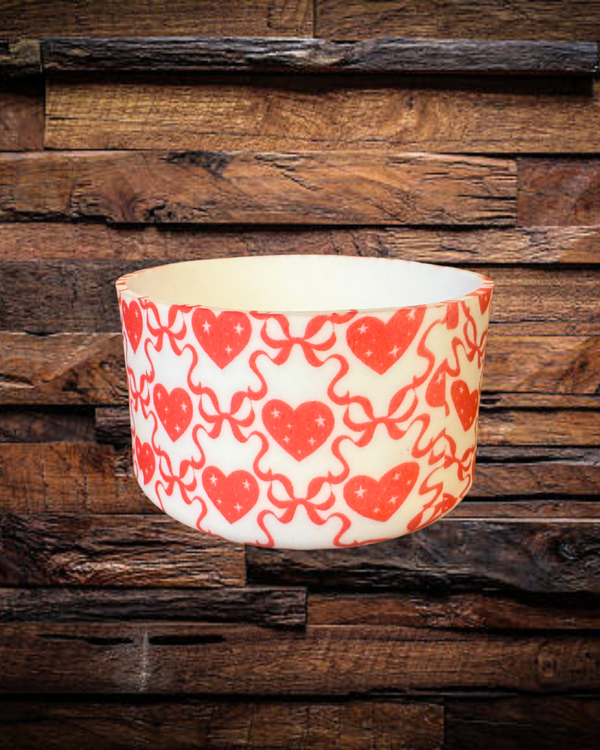 Red Hearts and Bows Tumbler Boot