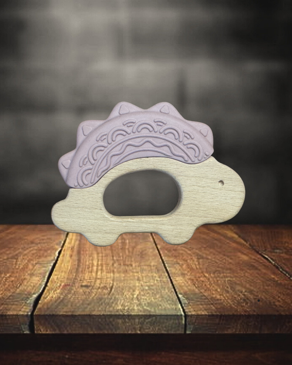 Wood Dinosaur Teether