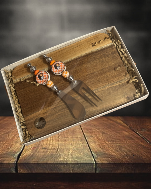 Orange Dog Charcuterie Set