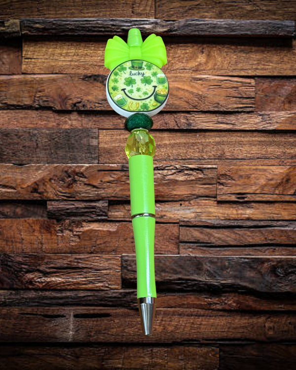 Smiley Face St. Patrick’s Day Pen