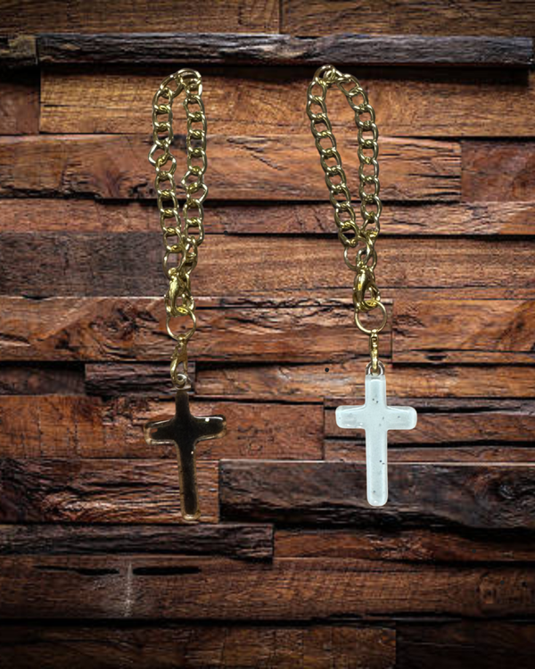 Cross Tumbler Handle Charms