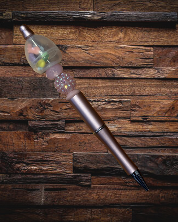 Easter Egg Shakeable Filled with Bunnies Pen