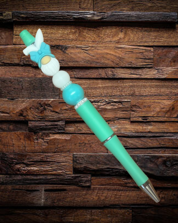 Teal Easter Bunny Gnome