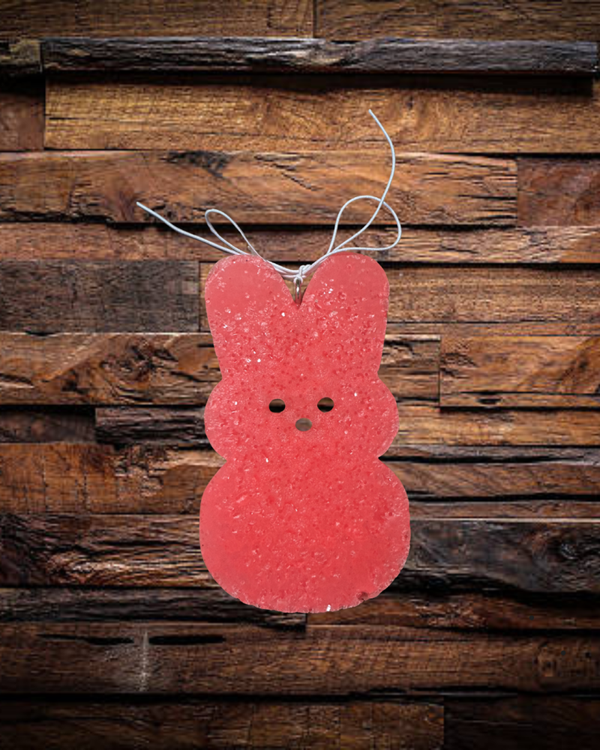 Large Pink Peep Freshie - Fruity Pebbles Scent