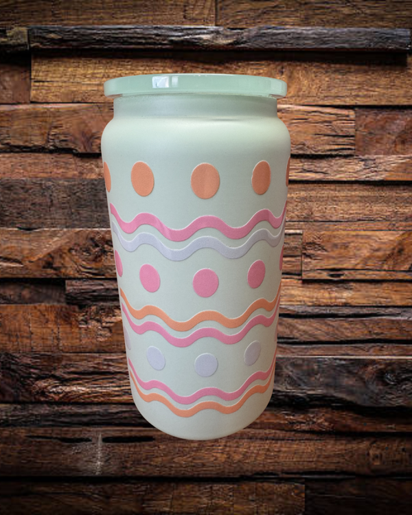 16 oz Colorful Easter Colors Stainless Steel Tumbler