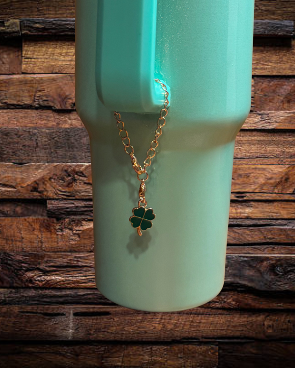 Four Leaf Clover Handle Charm