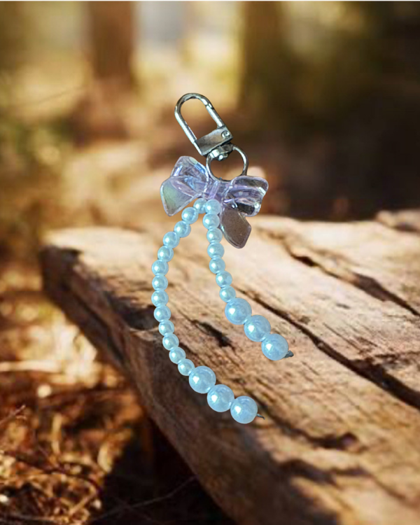 Pearl Bow Keychain/Bag Charm