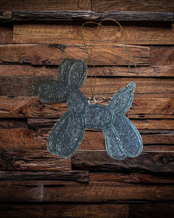 Black Balloon Dog Freshie - Downey Scent