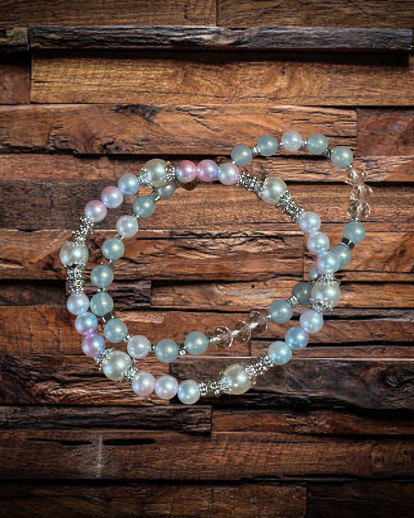 Pastel Tumbler Bracelet Stack