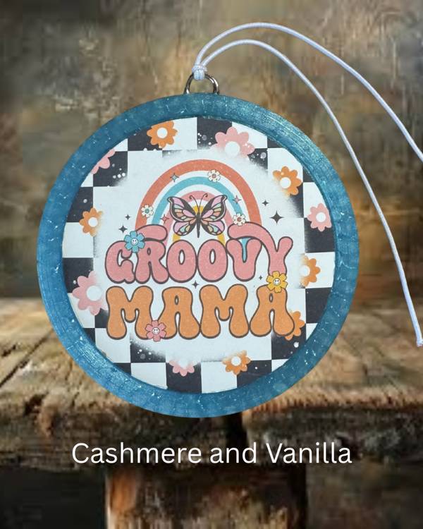 Groovy Mama Freshie - Cashmere and Vanilla