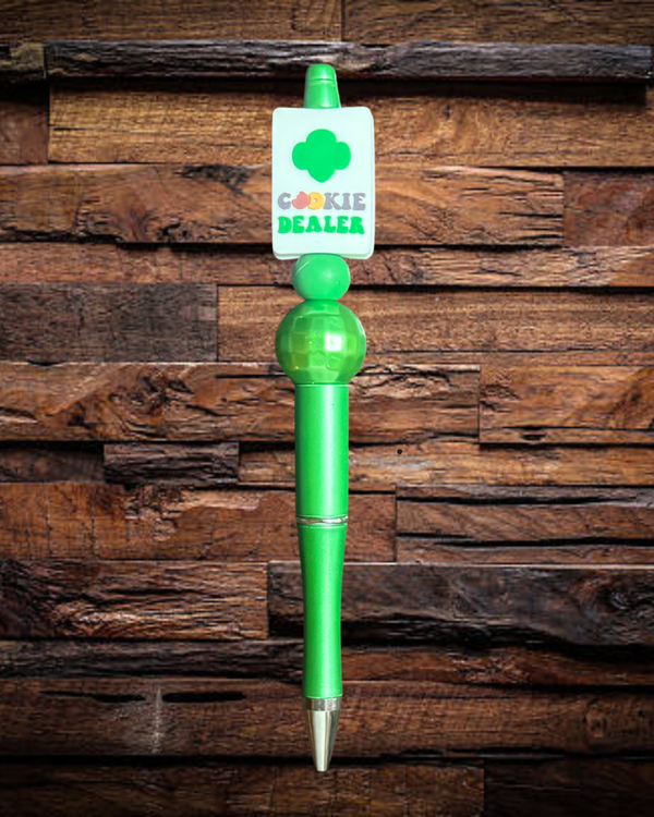 Green Cookie Dealer Pen